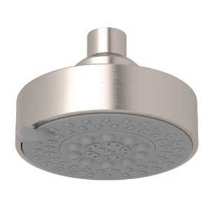 Perrin & Rowe® SOF134STN Bellia Showerhead Shower Calliano Adjustable, 1.8 gpm Min, Wall Mounting, Satin Nickel