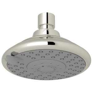 Perrin & Rowe® SOF135PN Cross Collection 5-Function Showerhead, Polished Nickel