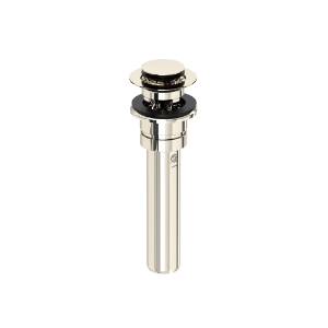 Perrin & Rowe® U.0127DOFPN Lavatory Push Drain With Overflow, Polished Nickel