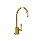 Perrin & Rowe® U.1601L-ULB-2 Holborn Kitchen Faucet Pulldown Single Trattoria, 0.5 gpm Flow Rate, Unlacquered Brass