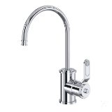 Perrin & Rowe® U.1633HT-APC-2 Armstrong Kitchen Faucet Pulldown Single Trattoria, 0.5 gpm Flow Rate, Polished Chrome