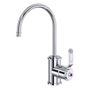 Perrin & Rowe U.1833HT-APC-2 Armstrong C-Spout Filter Faucet Kitchen, 1.2 gpm Flow Rate, Chrome