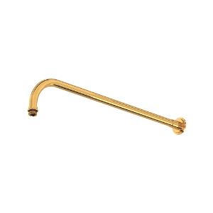 Perrin & Rowe® U.20AR27SAEG 20" Wall Mount Shower Arm, English Gold