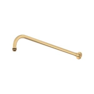 Perrin & Rowe® U.20AR27SASEG 20" Wall Mount Shower Arm, Satin English Gold