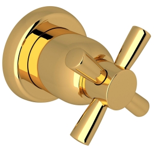 Perrin & Rowe® U.3065X-ULB/TO Holborn™ Trim For Volume Control And Diverter, Unlacquered Brass
