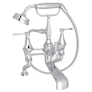 Perrin & Rowe® U.3100LS/1-APC Deco™ Exposed Deck Mount Tub Filler, Polished Chrome
