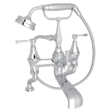 Perrin & Rowe® U.3100LS/1-APC Deco™ Exposed Deck Mount Tub Filler, Polished Chrome
