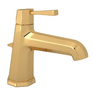 Perrin & Rowe® U.3135LS-EG-2 Deco™ Single Handle Lavatory Faucet, English Gold
