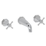Perrin & Rowe® U.3179X-APC/TO Deco™ Wall Mount Tub Filler Trim, Polished Chrome