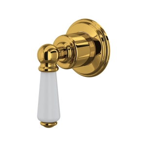 Perrin & Rowe® U.3240L-ULB/TO Edwardian™ Trim For Volume Control And Diverter, Unlacquered Brass