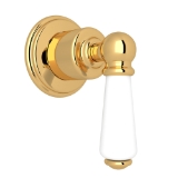 Perrin & Rowe® U.3240L-ULB/TO Edwardian™ Trim For Volume Control And Diverter, Unlacquered Brass