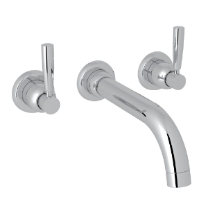 Perrin & Rowe® U.3331LS-APC/TO Holborn™ Wall Mount Tub Filler Trim, Polished Chrome