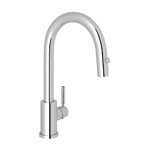 Perrin & Rowe® U.4043APC-2 Food Prep Faucet Single Hole, Holborn, Polished Chrome, 1.8 gpm Flow Rate