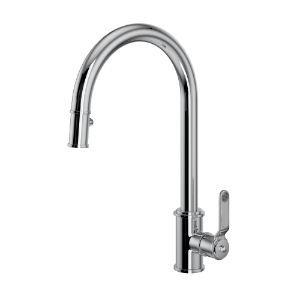 Perrin & Rowe® U.4544HT-APC-2 Armstrong Pulldown Kitchen Faucet Pull-Down Touchless, 16 gpm, Polished Chrome
