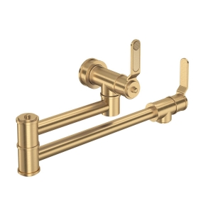 Perrin & Rowe® U.4599HT-SEG-2 Armstrong™ Pot Filler, Satin English Gold