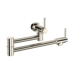 Perrin & Rowe® U.4899LS-PN-2 Holborn™ Pot Filler, Polished Nickel