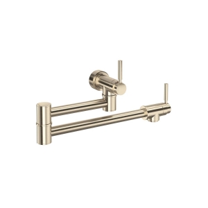 Perrin & Rowe® U.4899LS-STN-2 Holborn™ Pot Filler, Satin Nickel