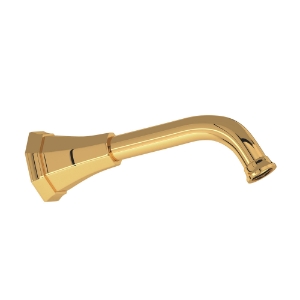 Perrin & Rowe® U.5182EG 7" Wall Mount Shower Arm, English Gold