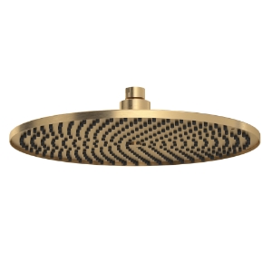 Perrin & Rowe® U.5237SEG 12" Rain Showerhead, Satin English Gold
