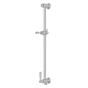 Perrin & Rowe® U.5350APC 24" Slide Bar With Integrated Volume Control And Outlet, Polished Chrome