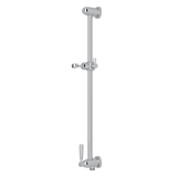 Perrin & Rowe® U.5350APC 24" Slide Bar With Integrated Volume Control And Outlet, Polished Chrome