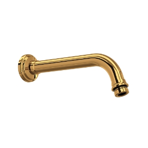 Perrin & Rowe® U.5362EG 7" Wall Mount Shower Arm, English Gold
