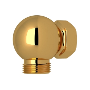 Perrin & Rowe® U.5389ULB Exposed Shower Valve Outlet And Connector, Unlacquered Brass