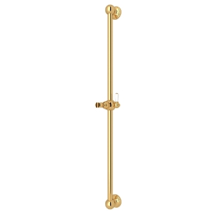 Perrin & Rowe® U.5540ULB 24" Slide Bar, Unlacquered Brass