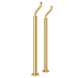 Perrin & Rowe® U.6180EG Deco™ Floor Pillar Legs, English Gold