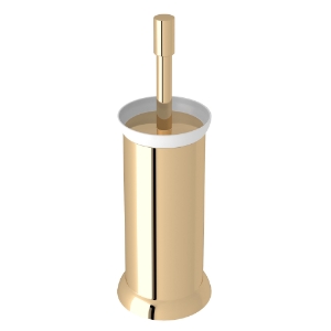 Perrin & Rowe® U.6437EG Holborn™ Floor Standing Toilet Brush Holder, English Gold