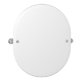 Perrin & Rowe® U.6482APC Holborn™ 25" Oval Mirror, Polished Chrome