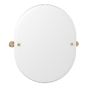 Perrin & Rowe® U.6482EG Holborn™ 25" Oval Mirror, English Gold