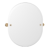 Perrin & Rowe® U.6482EG Holborn™ 25" Oval Mirror, English Gold