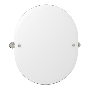Perrin & Rowe® U.6482PN Holborn™ 25" Oval Mirror, Polished Nickel