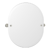 Perrin & Rowe® U.6482PN Holborn™ 25" Oval Mirror, Polished Nickel