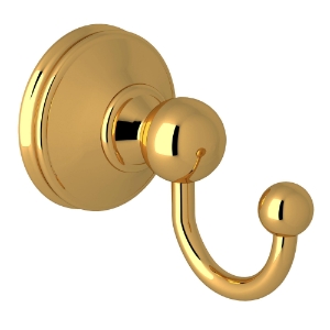 Perrin & Rowe® U.6621ULB Georgian Era™ Robe Hook, Unlacquered Brass