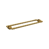 Perrin & Rowe® U.6913ULB 24" Shower Door Pull Handle, Unlacquered Brass