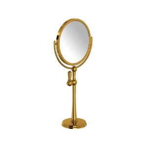 Perrin & Rowe® U.6931EG Freestanding Makeup Mirror, English Gold