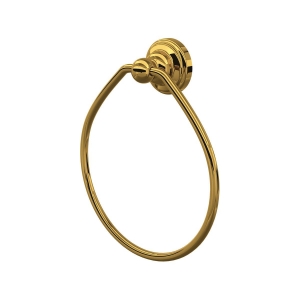 Perrin & Rowe® U.6935ULB Edwardian™ Towel Ring, Unlacquered Brass