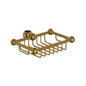 Perrin & Rowe® U.6968ULB Basket for Slide Bar, Ø Of 19mm (3/4"), Unlacquered Brass