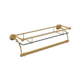 Perrin & Rowe® U.6975EG Wall Mount Glass Vanity Shelf, English Gold