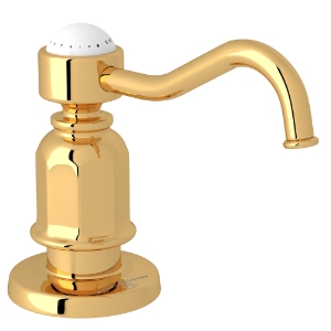 Perrin & Rowe® U.6995EG Edwardian™ Soap Dispenser, English Gold