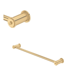 Perrin & Rowe® U.AR25WTB24SEG Armstrong™ 24 in Towel Bar, Satin English Gold