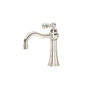 Perrin & Rowe® U.GA01D1PN Georgian Era™ Single Handle Lavatory Faucet, Polished Nickel