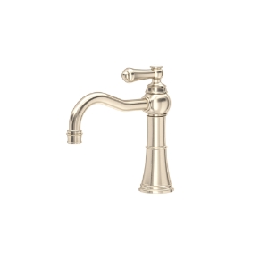Perrin & Rowe® U.GA01D1STN Georgian Era™ Single Handle Lavatory Faucet, Satin Nickel