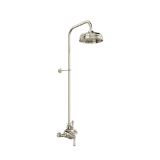 Perrin & Rowe® U.GA19W2LS-PN Georgian Era™ 3/4" Exposed Wall Mount Thermostatic Shower System, Polished Nickel