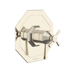 Perrin & Rowe® U.TDC45W1LS-PN Deco™ 1/2 in Thermostatic & Pressure Balance Trim With 5 Functions, Polished Nickel