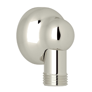 Perrin & Rowe V00022PN Bossini Handshower Outlet Mount Riser Pair, Satin Nickel