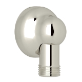 Perrin & Rowe V00022PN Bossini Handshower Outlet Mount Riser Pair, Satin Nickel