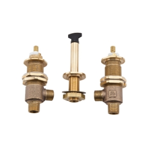 Pfister® 0X6-150R Pfirst Series™ Two Handle Universal Roman Tub Valve Only, 1/2 in IP/C Inlet x 1/2 in IP/C Outlet, 60 psi, 15 to 18 gpm, Brass Body